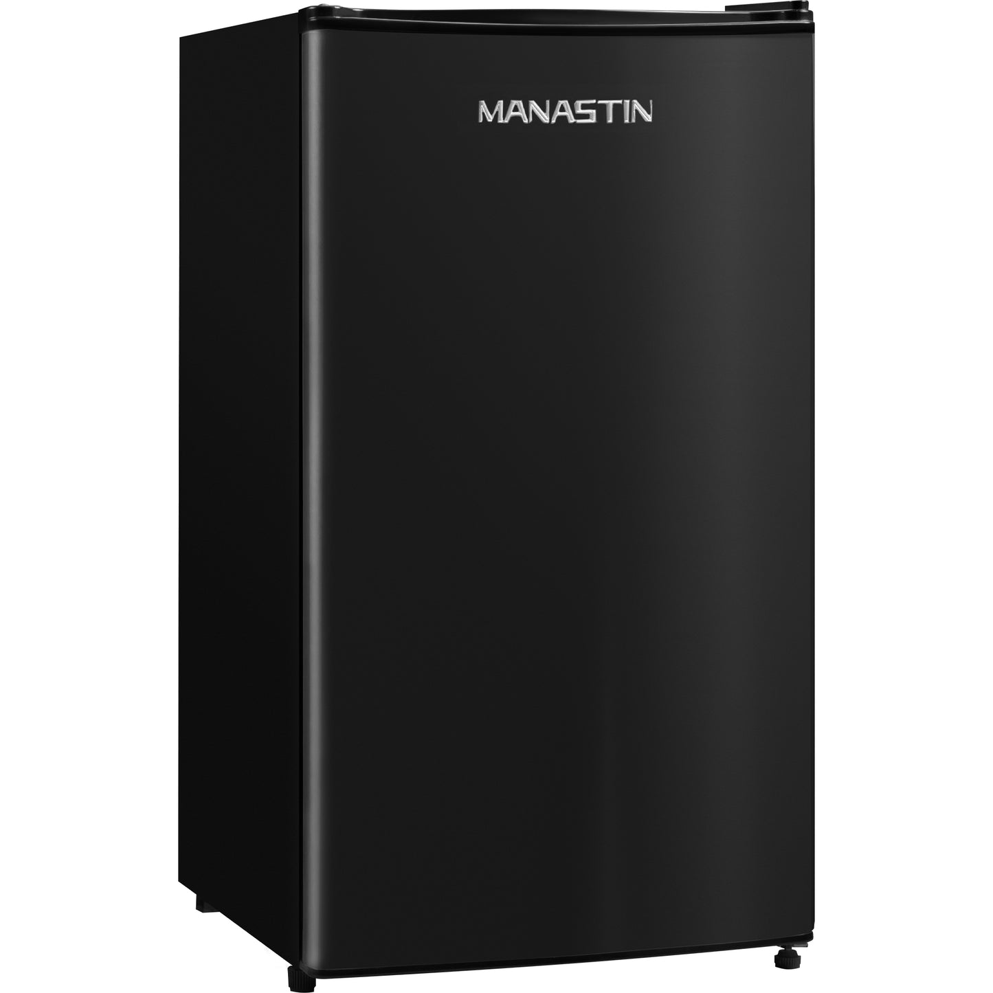 Manastin 3.2 Cu.ft Mini Fridge Energy Saving Compact Refrigerator with Reversible Door, Black