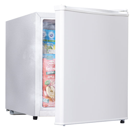 1.7 Cubic Ft. Compact Refrigerator Energy Saving Single Door Mini Fridge with Freezer,Adjustable Thermostat,Bedroom,Office, Dorm.(White)