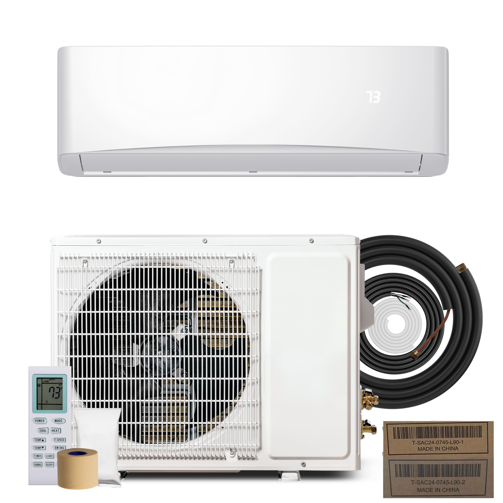 Installation Split Type Heat Pump Heat Pump Concealed Mini Split